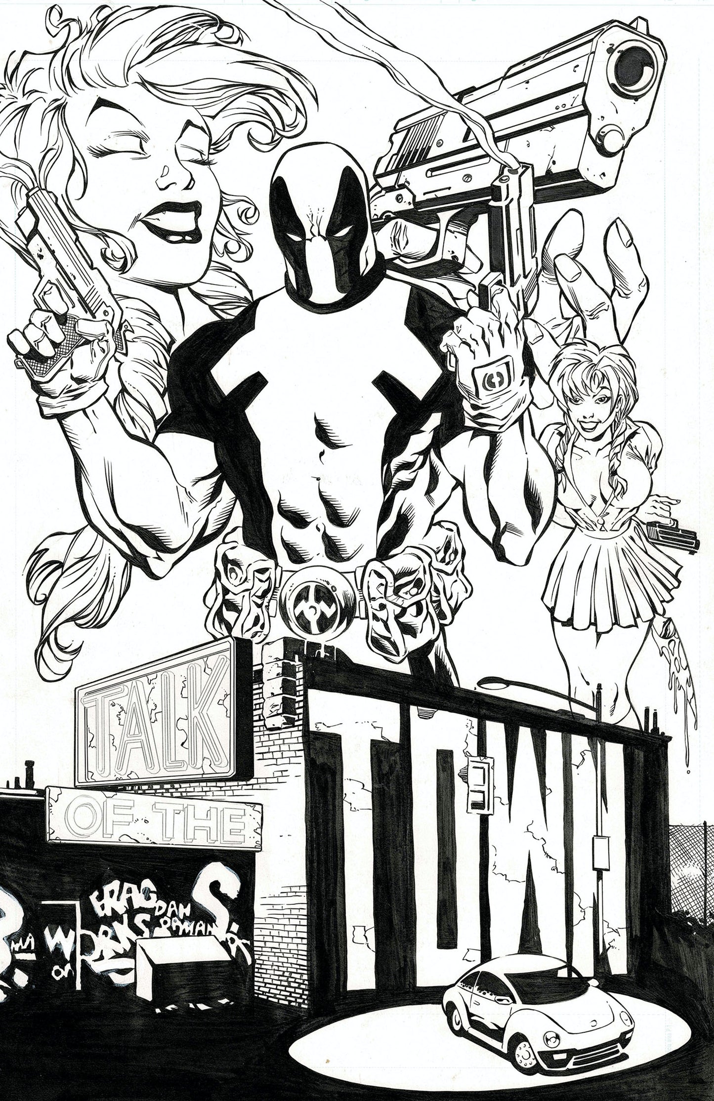 Deadpool 52 p1 Splash Page