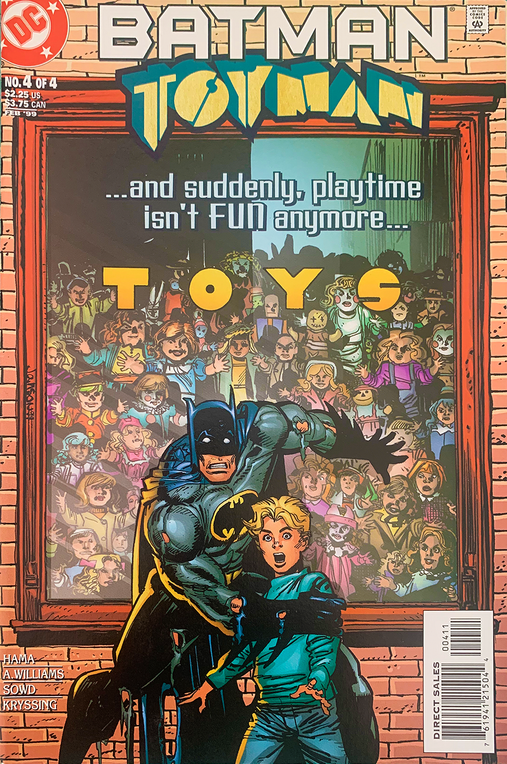 Signed BATMAN TOYMAN issue no4