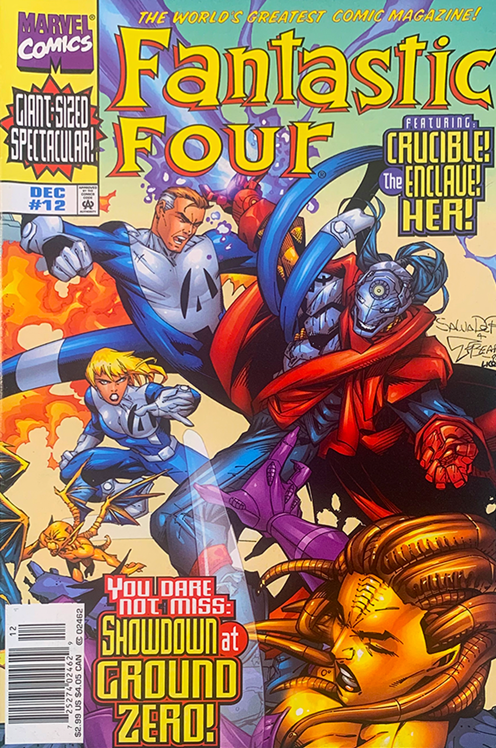 Signed FANTASTIC FOUR issue no12