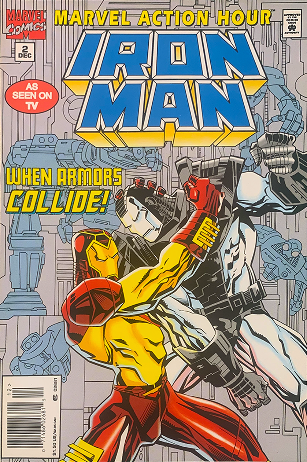 Signed IRON MAN ACTION HOUR issue no2
