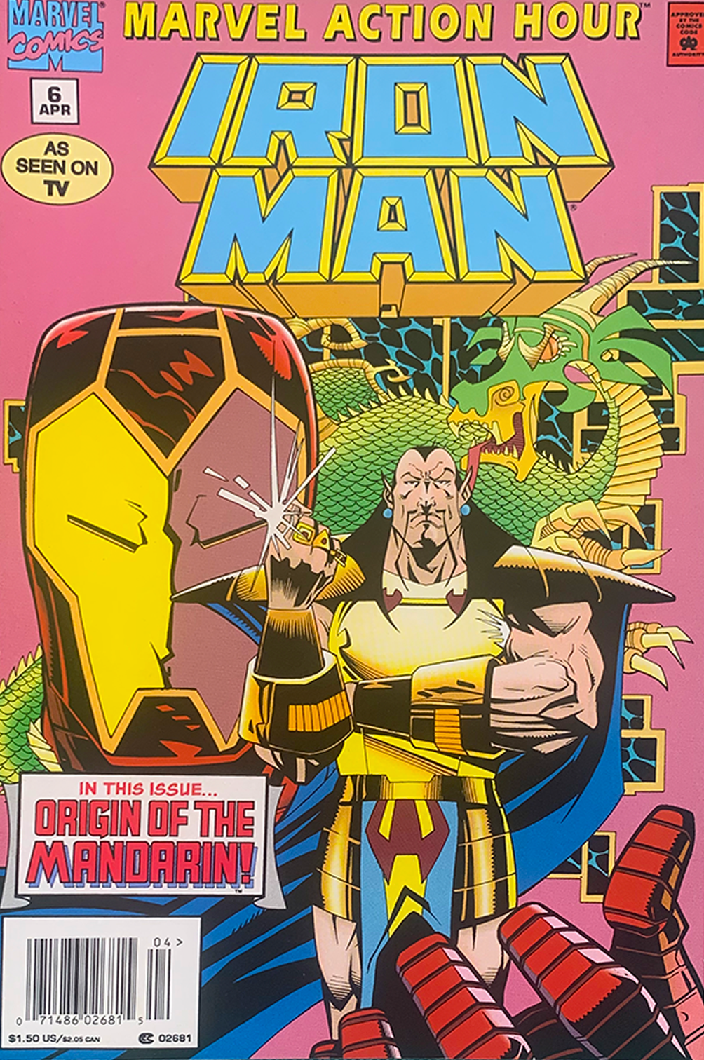 Signed IRON MAN ACTION HOUR issue no6
