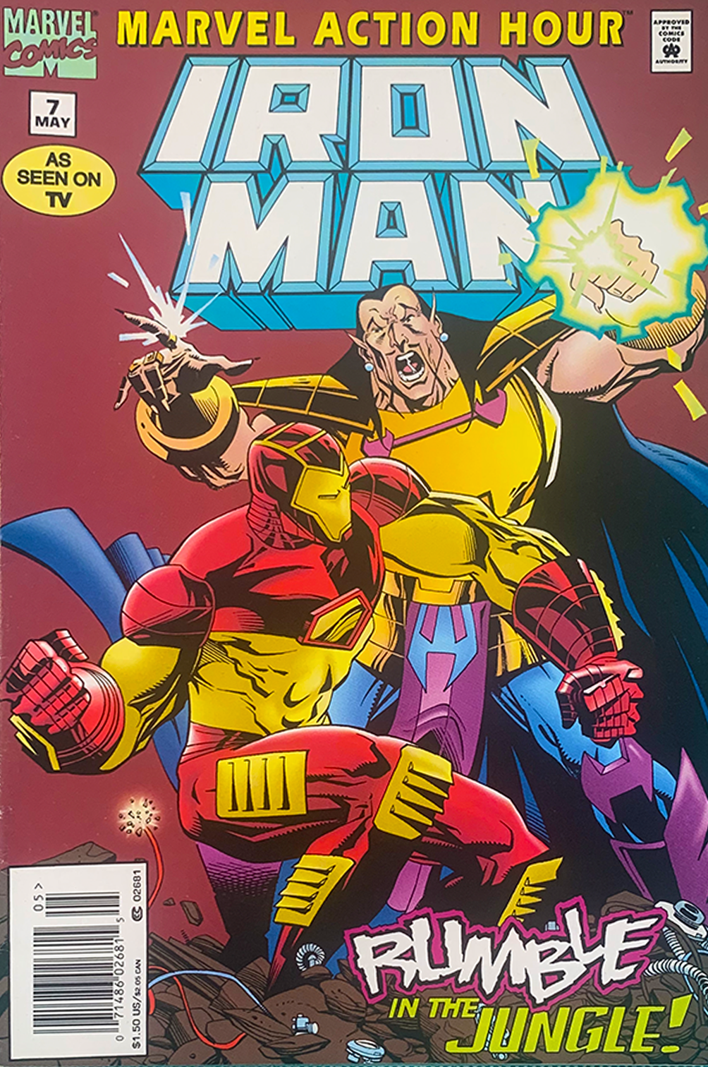 Signed IRON MAN ACTION HOUR issue no7