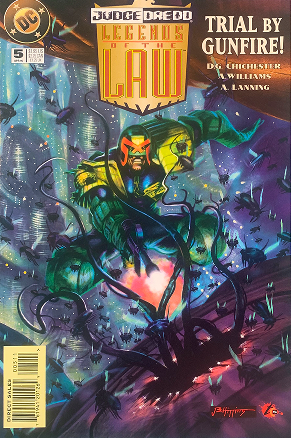 Signed JUDGE DREDD issue no5