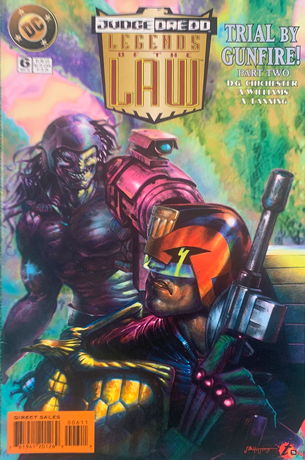 Signed JUDGE DREDD issue no6