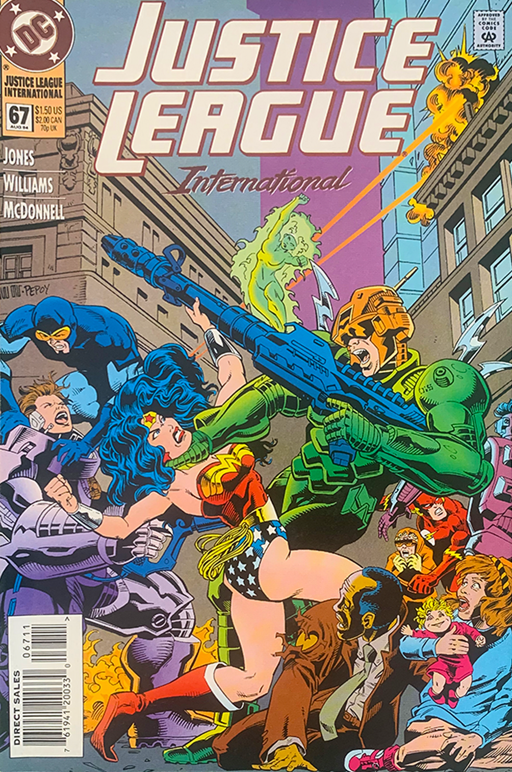Signed JUSTICE LEAGUE INTERNATIONAL issue no67