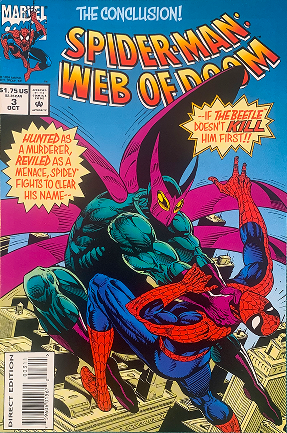 Signed SPIDER-MAN WEB OF DOOM issue no3