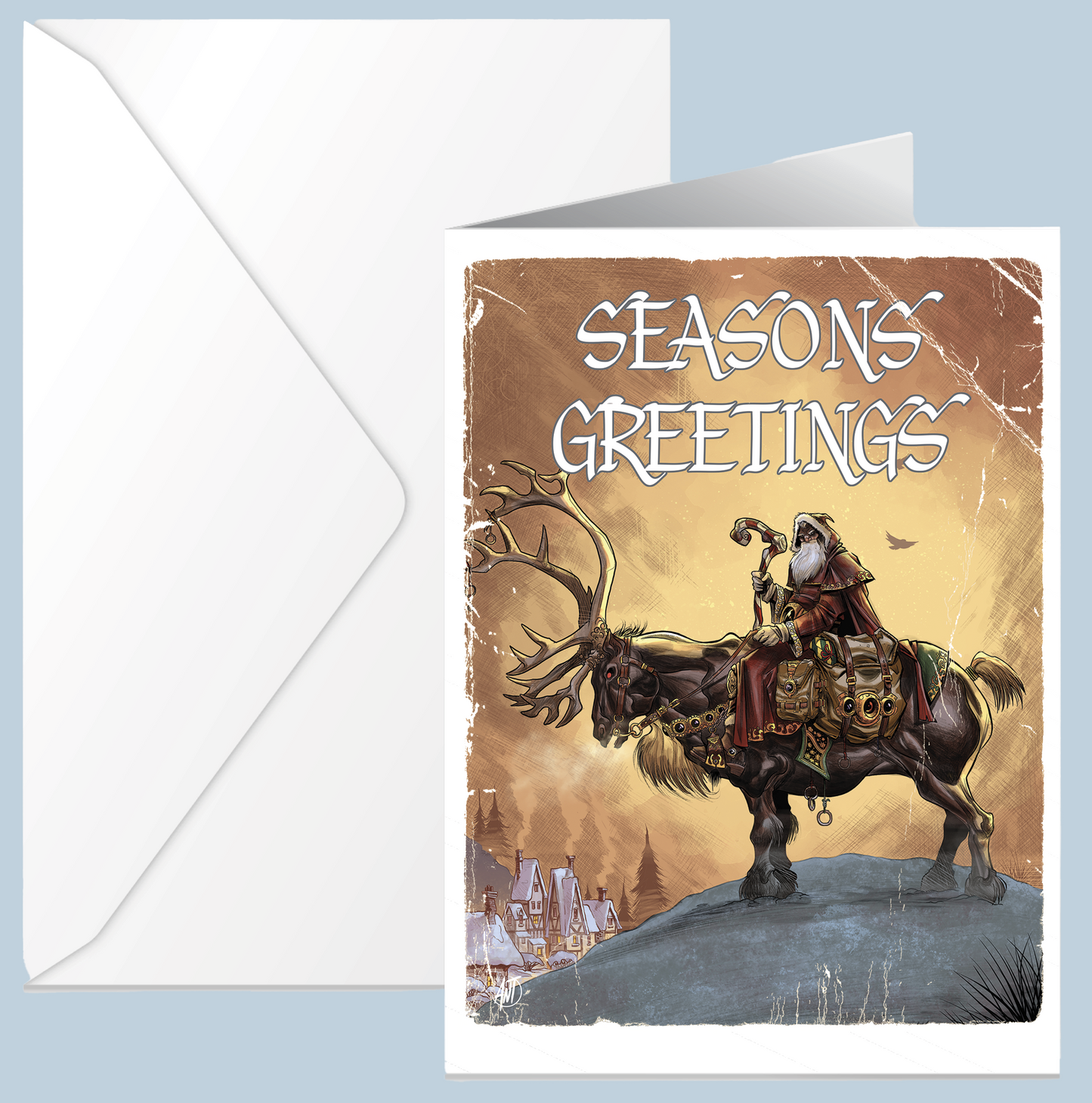 Dealer of Death Santa Christmas Card