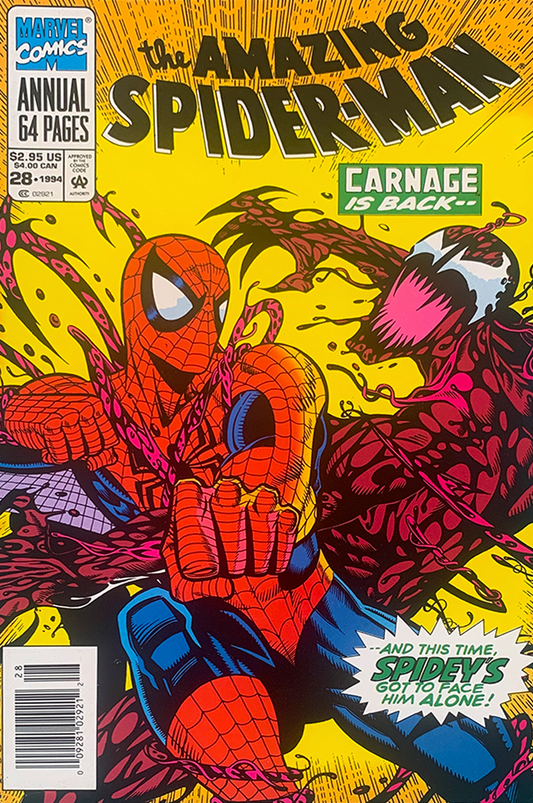 Signed AMAZING SPIDER-MAN ANNUAL issue no28