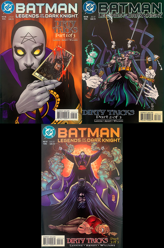 All three signed issues of BATMAN LEGENDS OF THE DARK KNIGHT. SAVE £10