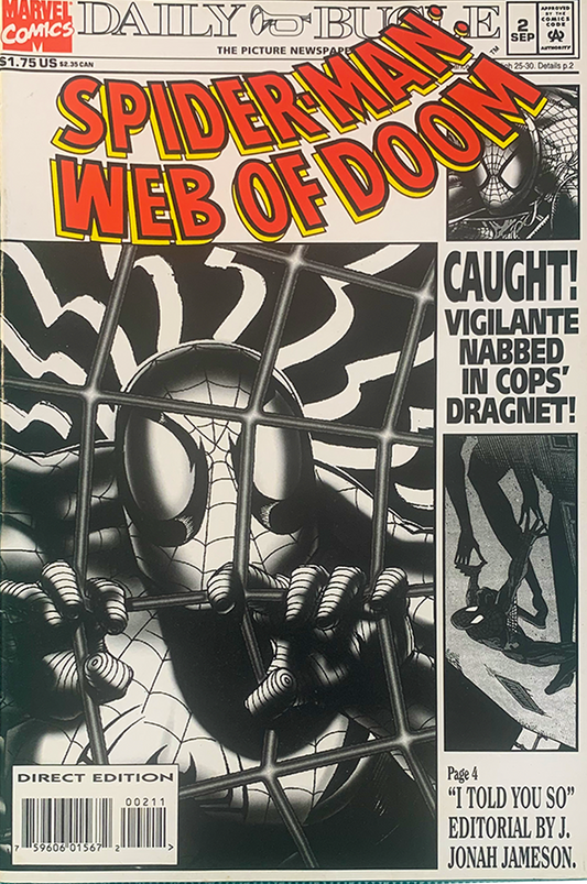 Signed SPIDER-MAN WEB OF DOOM issue no2