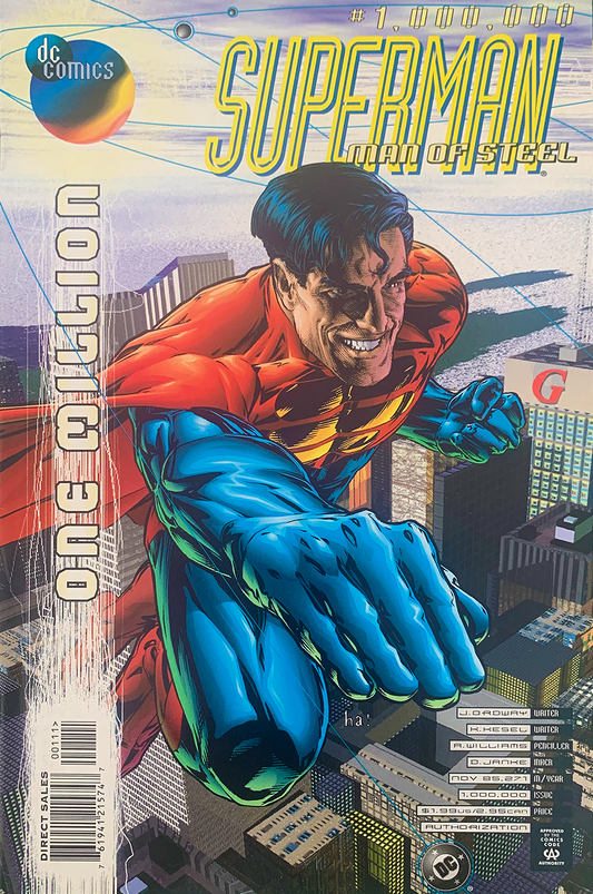 Signed SUPERMAN issue 1,000,000 special
